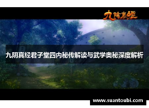 九阴真经君子堂四内秘传解读与武学奥秘深度解析